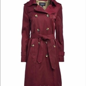 London Fog trench coat purple medium